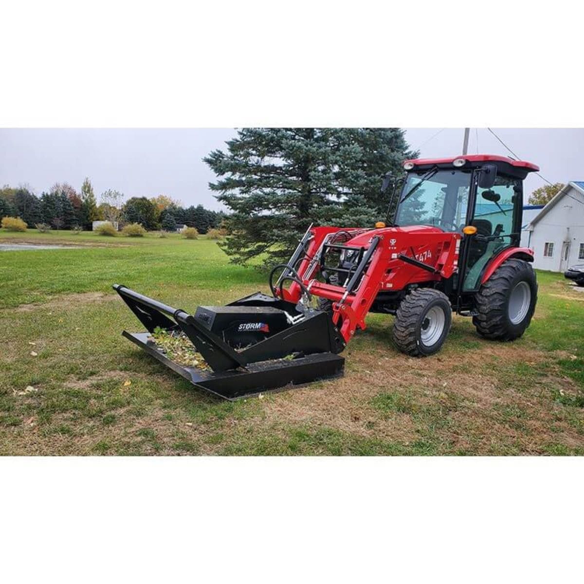 Storm 60" Brush Cutter - Clearing Land (Corner View)