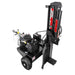 Safety features and guards on the Swisher 34 Ton Log Splitter