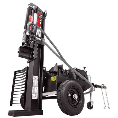 Swisher 34 Ton Log Splitter configured for vertical log splitting